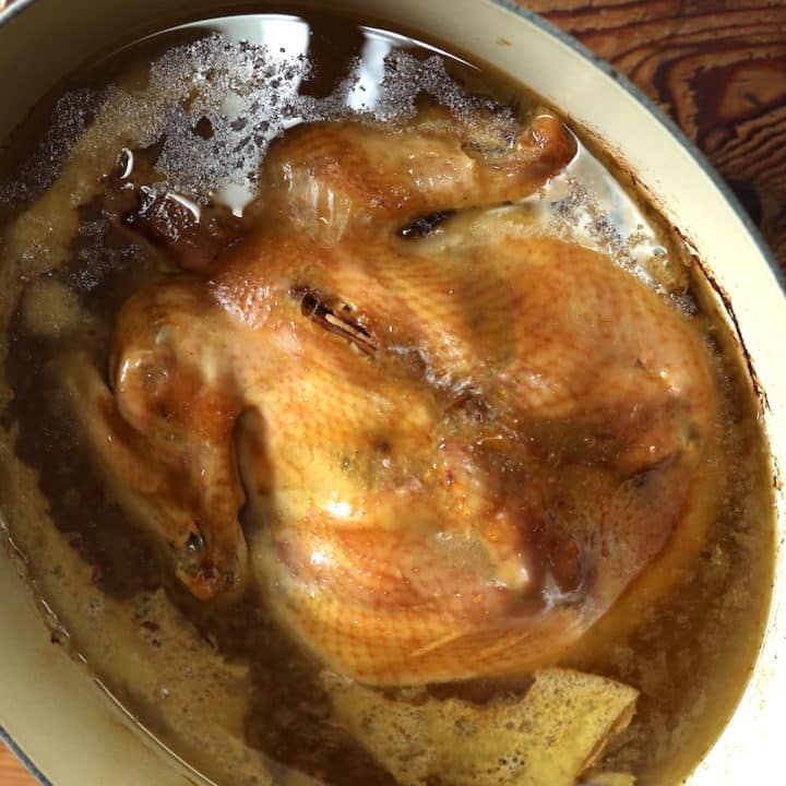 slow cooking whole chicken