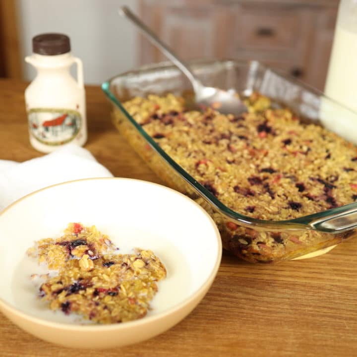 delicious soaked baked oatmeal