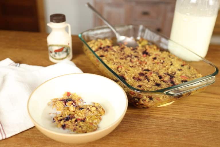 The Best Soaked and Baked Oatmeal, Gluten Free
