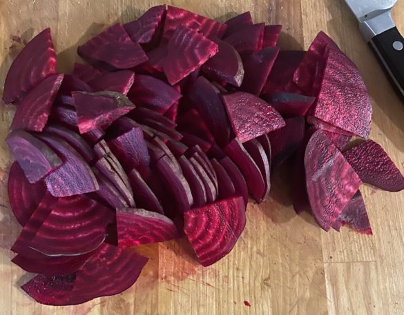 sliced beets