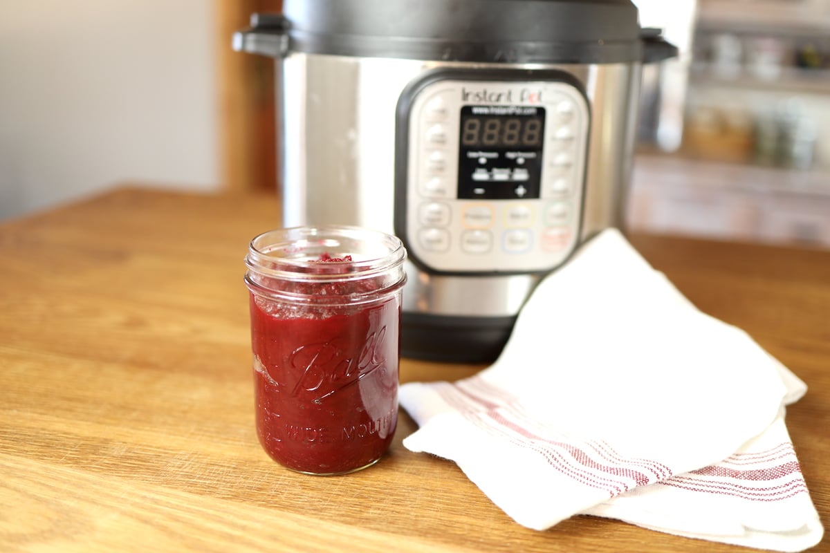 beet puree and instant pot