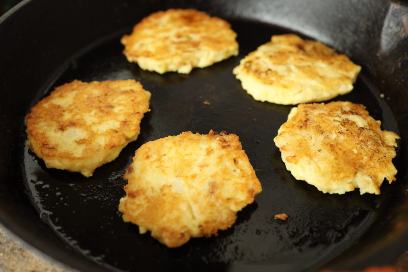 Cast Iron Gluten Free Latkes From Scratch Farmstead