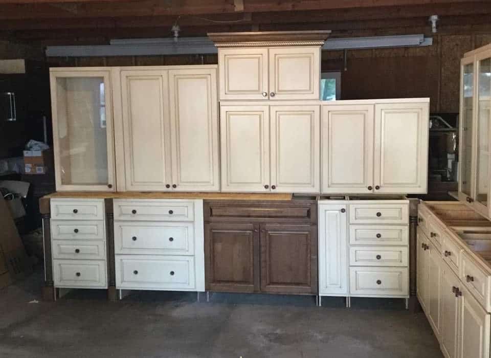 used garage sale kitchen cabinets