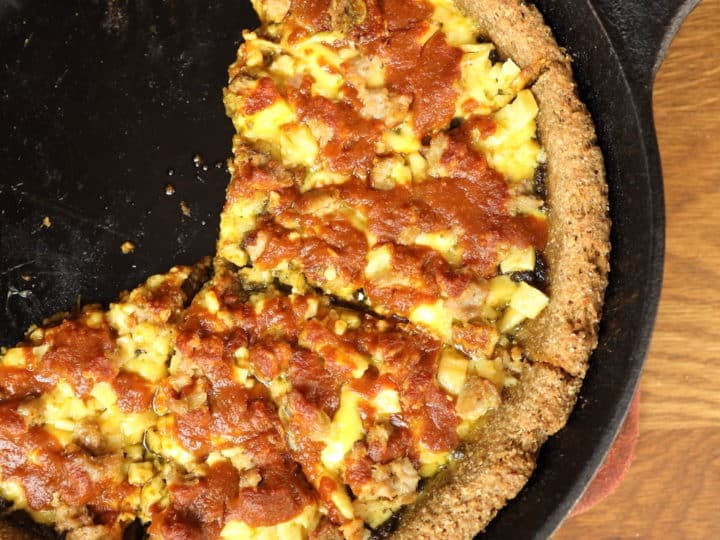Deep-Dish Cast Iron Pizza Recipe
