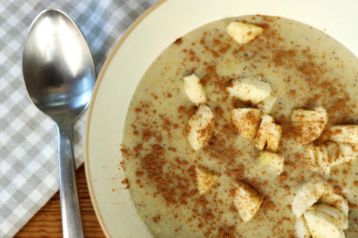 Simple Cornmeal Porridge From Scratch Farmstead   Bowl Of Cornmeal Porridge With Cinnamon 1170x780 