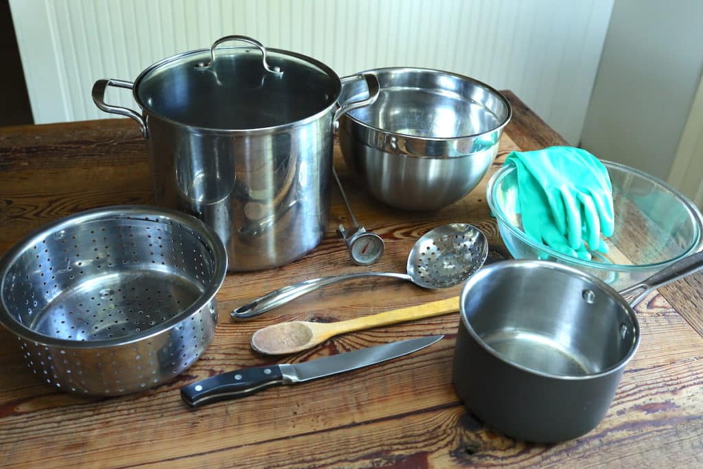 equipment used for making quick mozzarella cheese