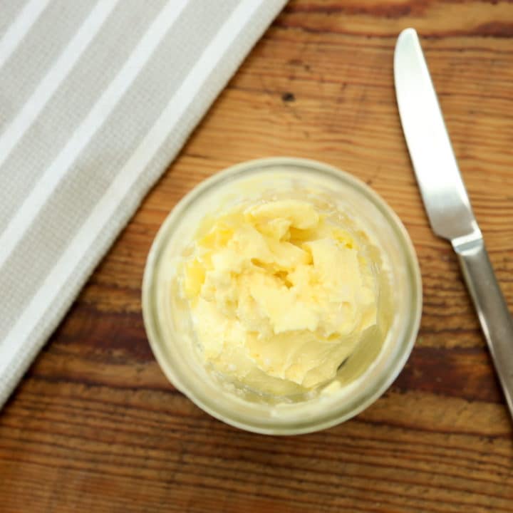 how to make raw milk butter in a blender