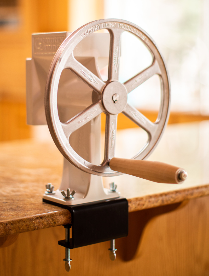 How to Make Flour Using a Hand Grain Mill at Home