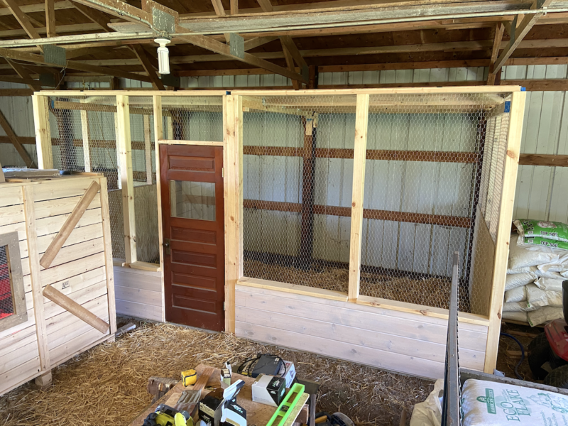 Simple DIY Chicken Coop Inside Your Barn - From Scratch Farmstead