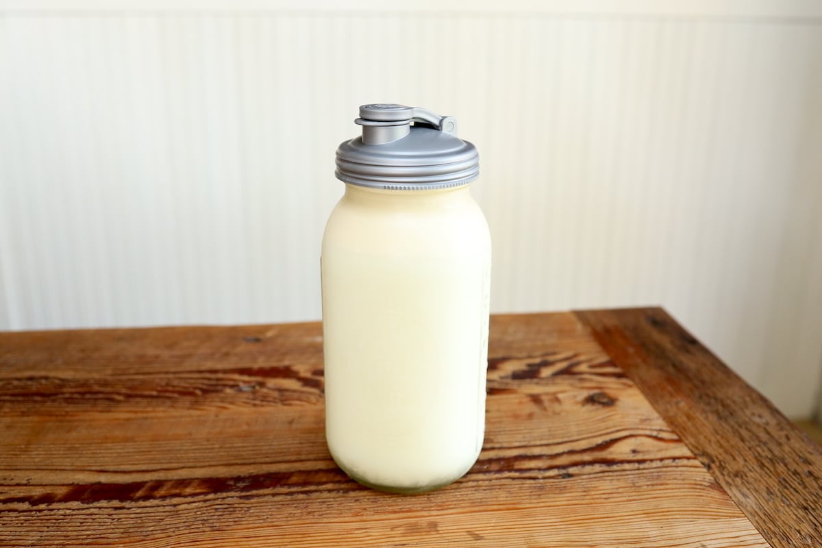recap pour spout for milk jar
