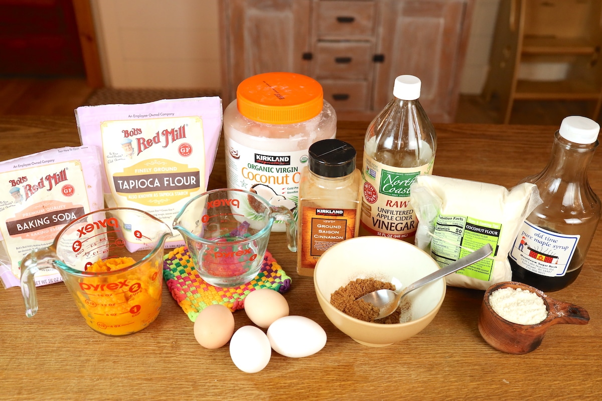 gluten free butternut squash muffins ingredients