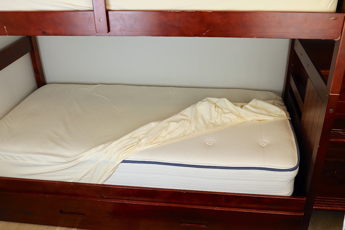 kiwi organic twin mattress with protector