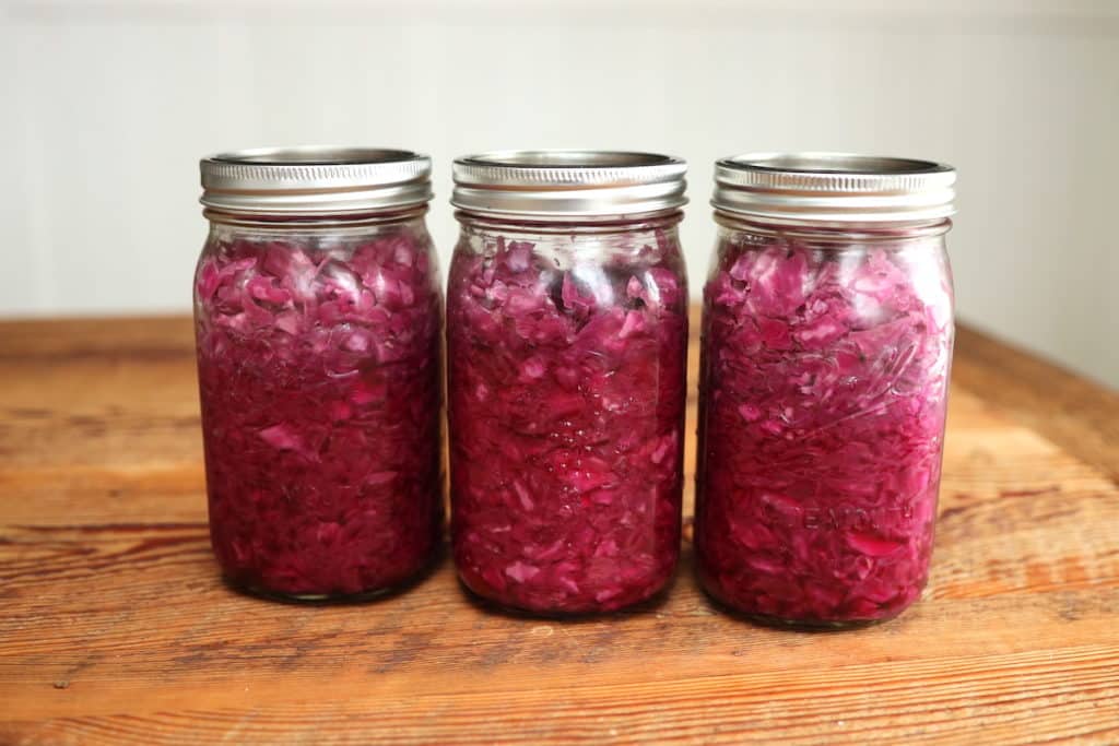 Red Cabbage Sauerkraut How to Make Your Own From Scratch Farmstead