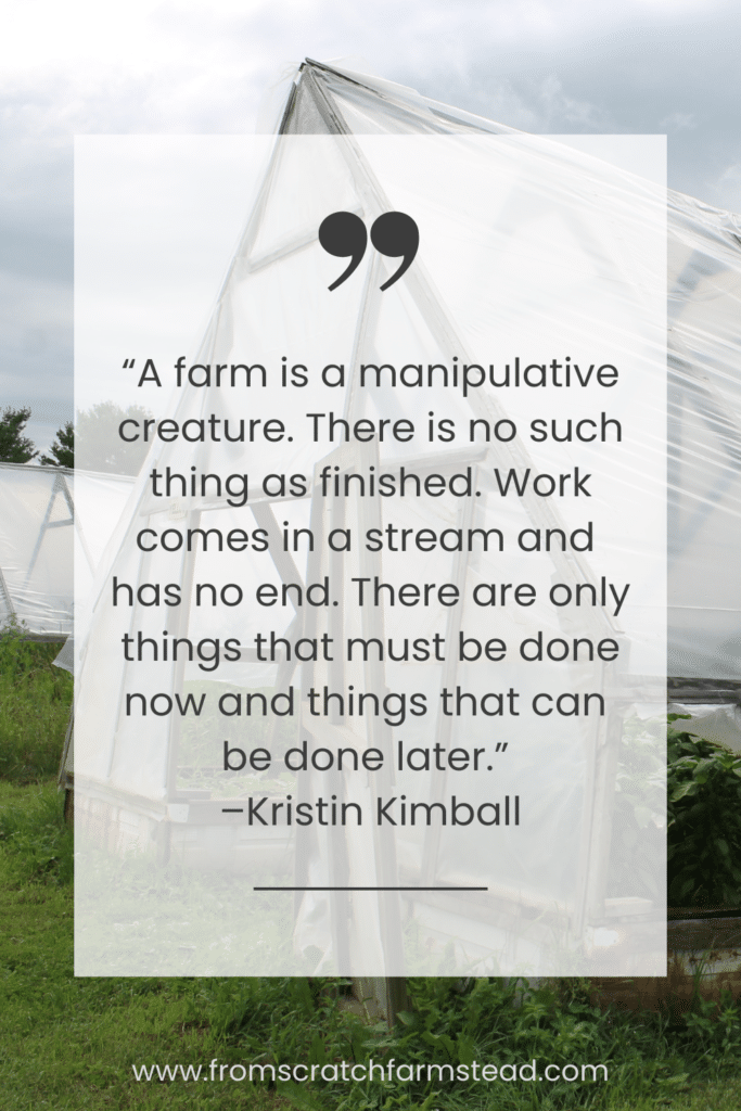Kristin Kimball - Homesteading Quotes