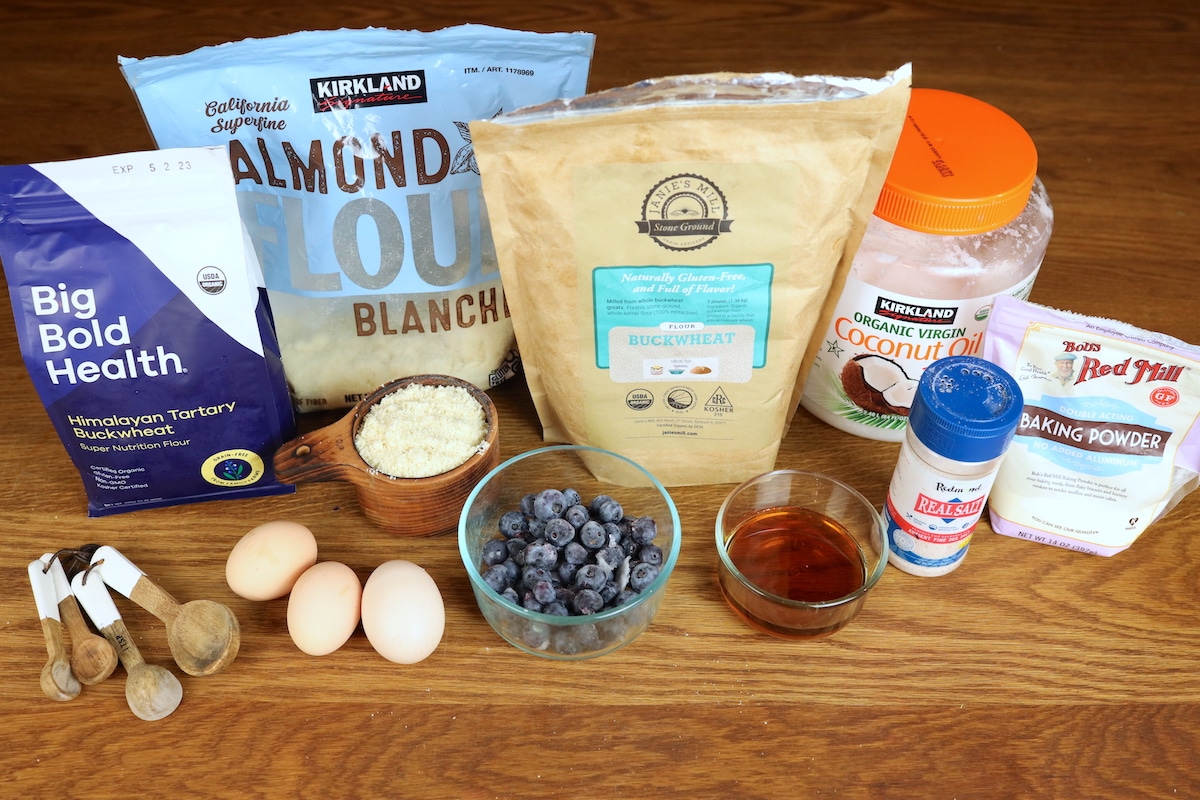 buckwheat flour muffins ingredients