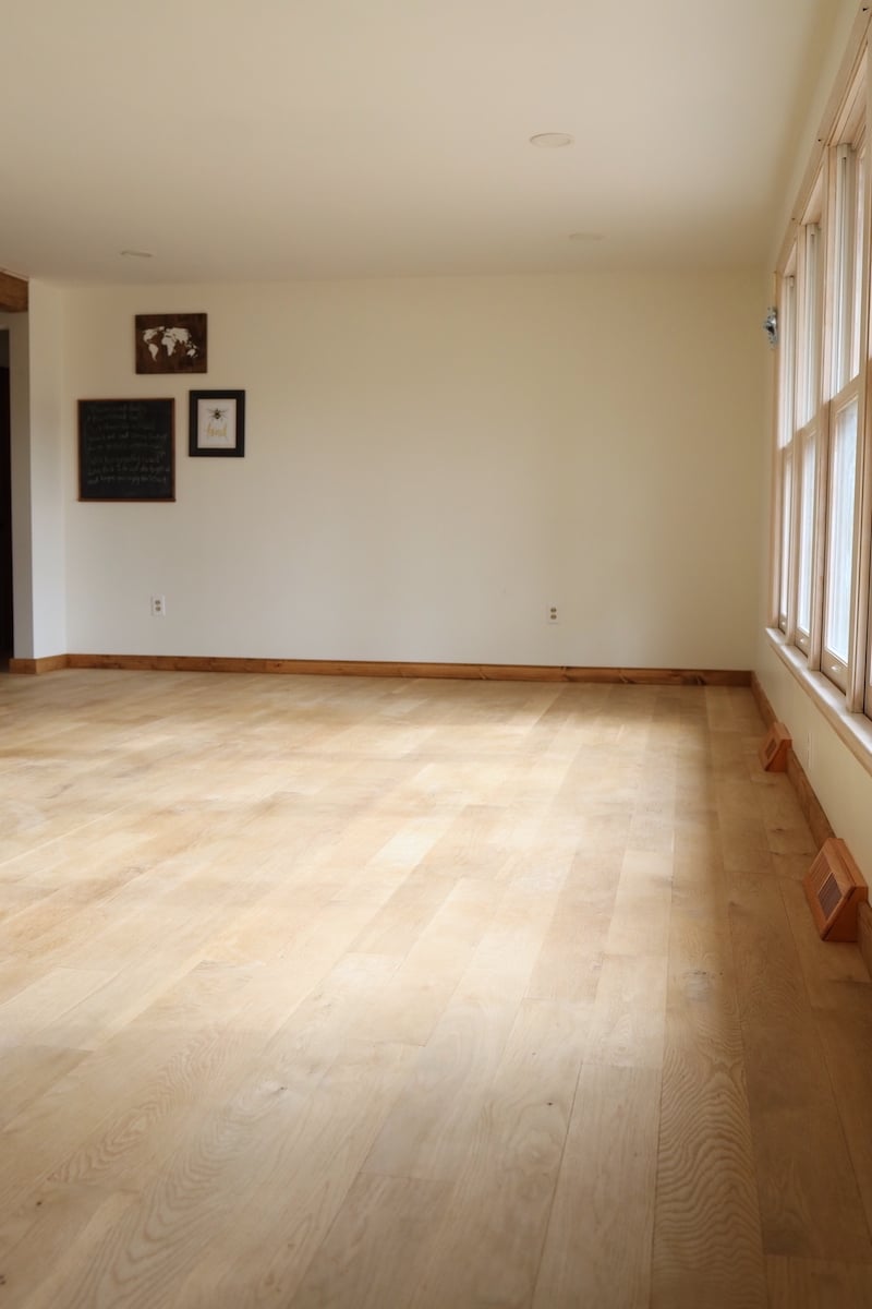 wood floors finished with soap