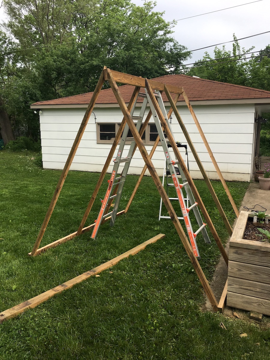 building a frame chicken tractor