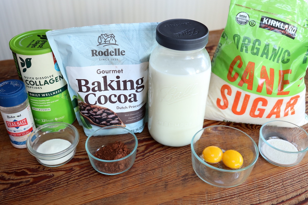 healthy homemade chocolate milk ingredients