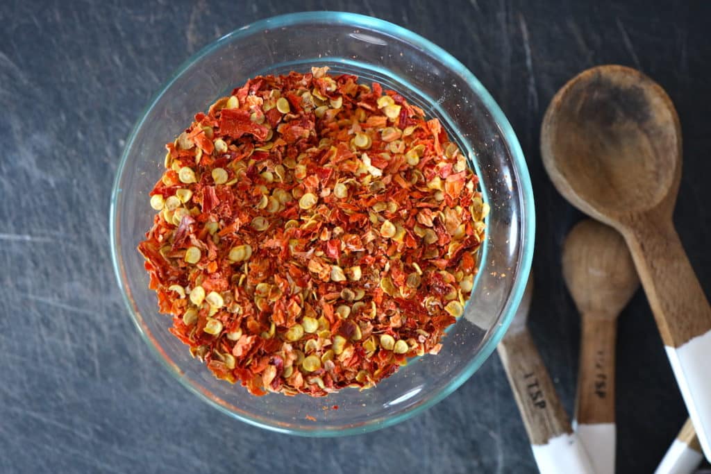 homemade crushed red pepper flakes