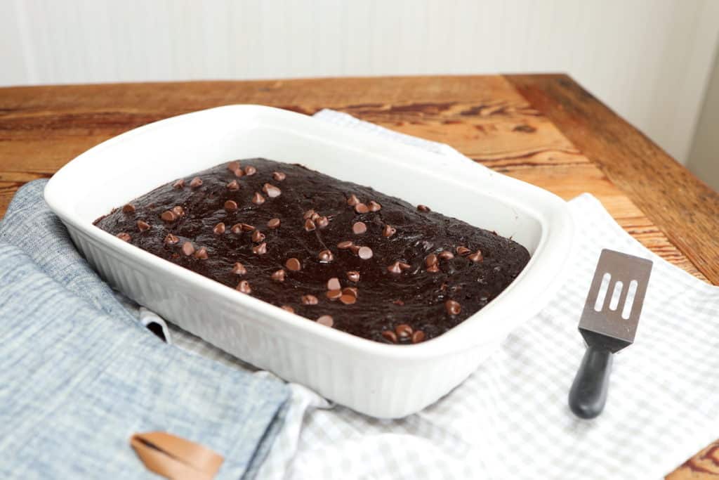 pumpkin buckwheat brownies in 9x13 pan