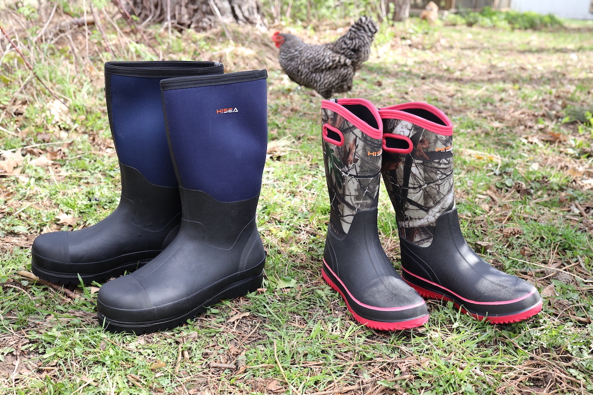 waterproof farm boots from hisea