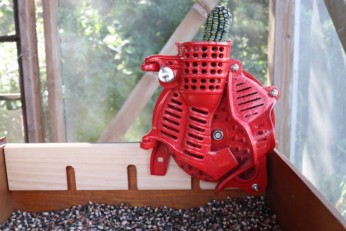 Homemade Livestock Corn Grinder