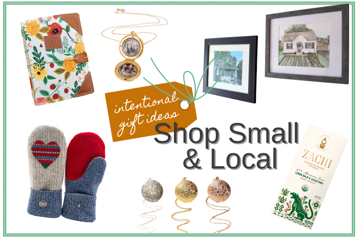 shop small and local gift ideas