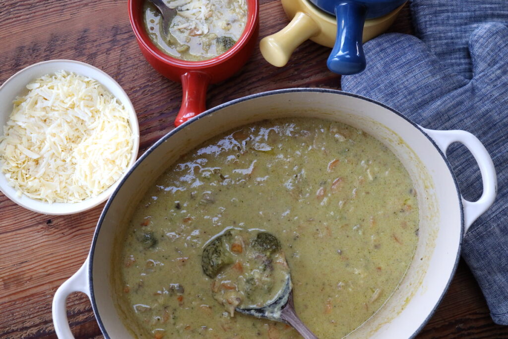 broccoli cheddar soup with chicken