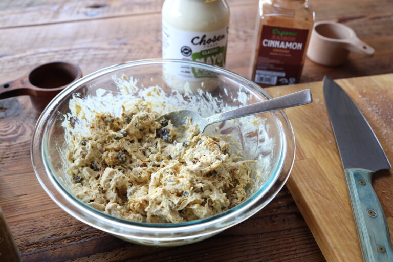 Curry Chicken Salad with Yogurt (Quick and Easy!)