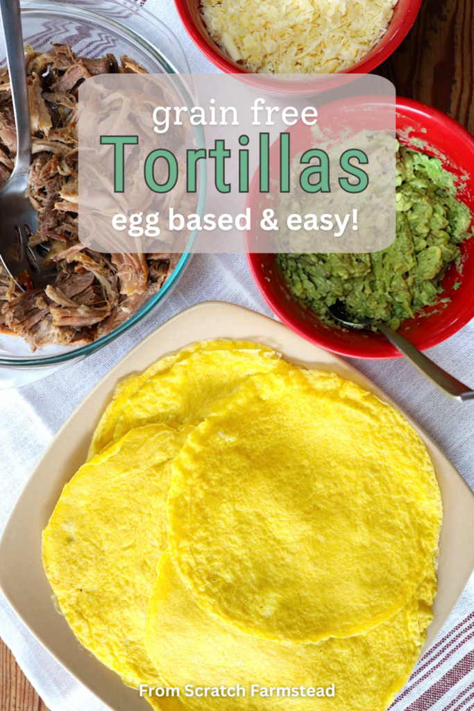 egg based grain free tortillas recipe