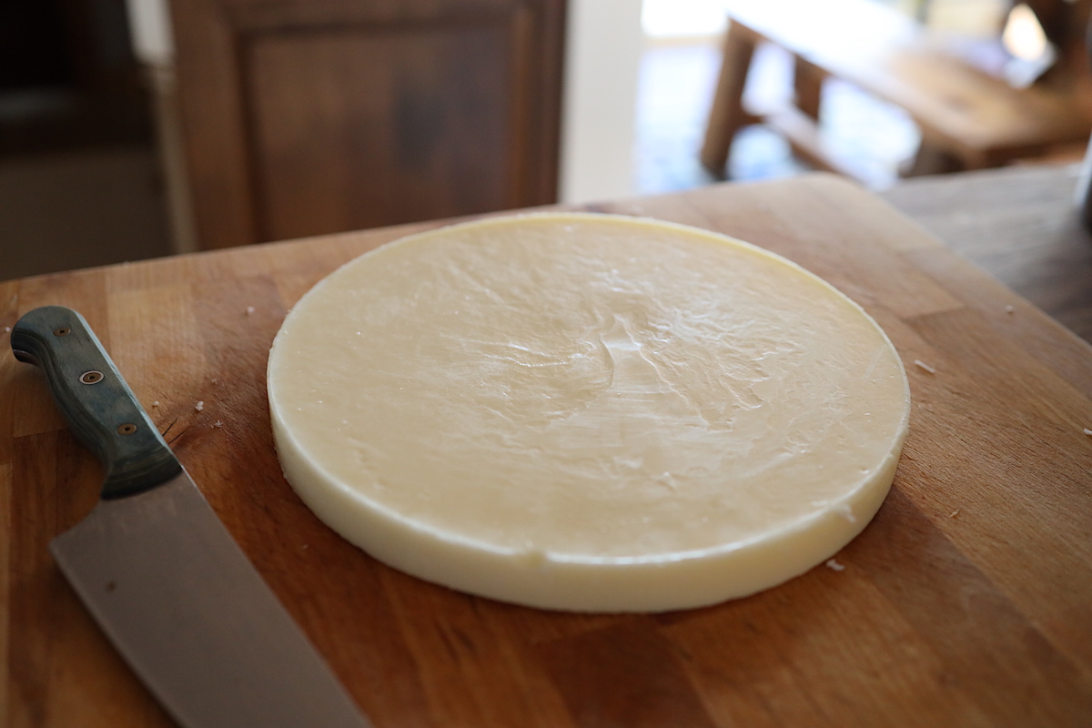 disc of purified rendered tallow