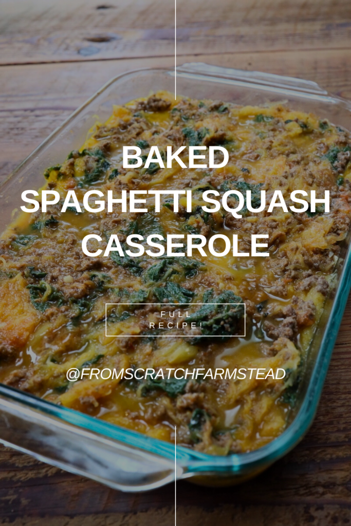 baked spaghetti squash casserole