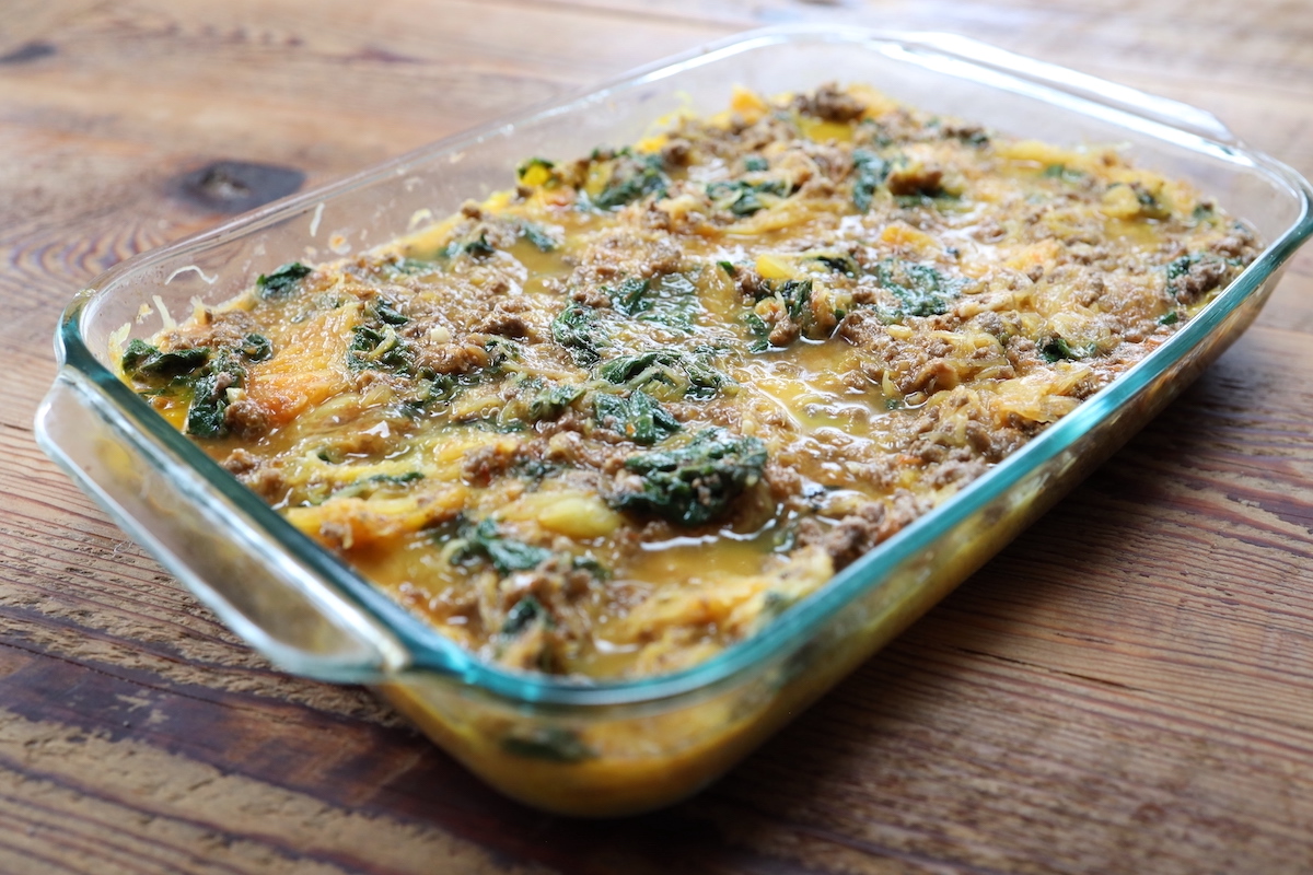 prebaked spaghetti squash casserole