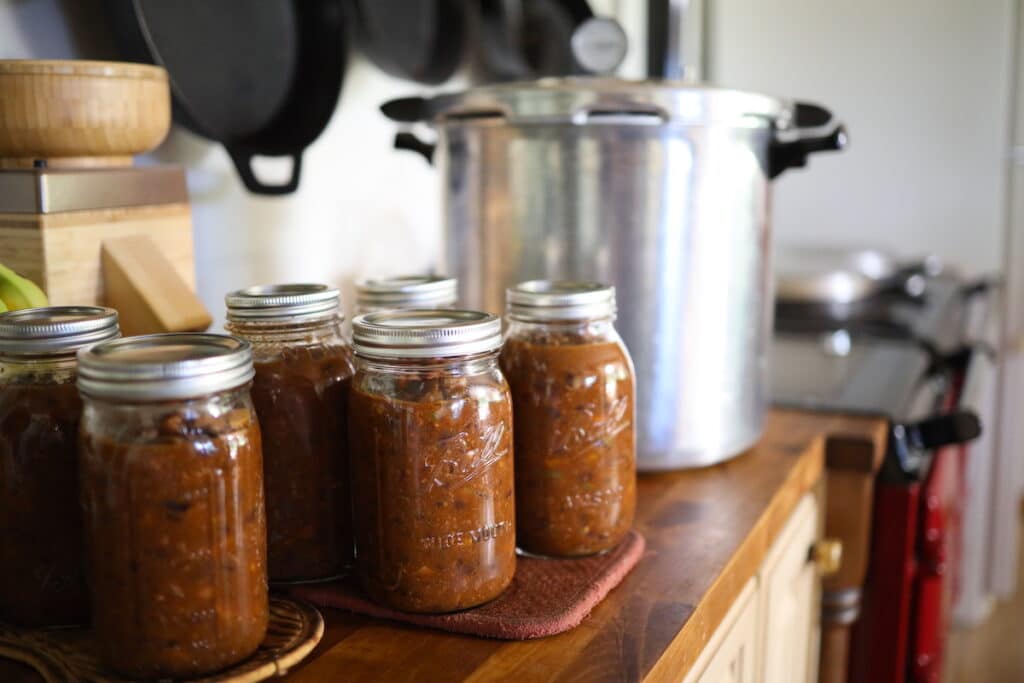 Canning Leftover Chili for Easy Meals Later - From Scratch Farmstead