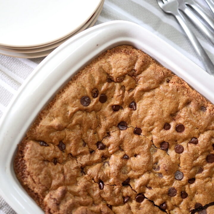 chocolate chip cookie cake recipe