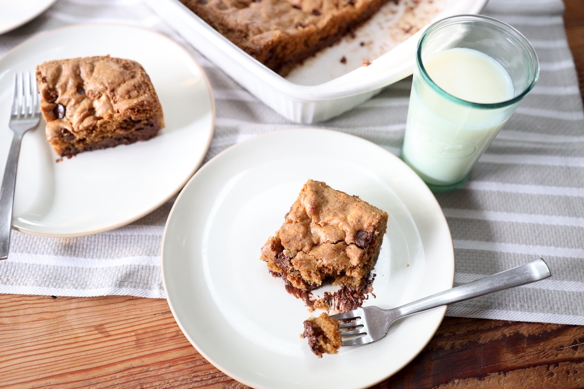 easy chocolate chip cookie cake recipe