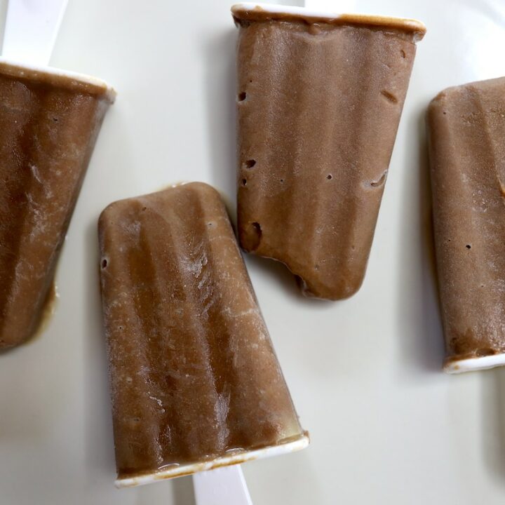 creamy homemade fudgesicles