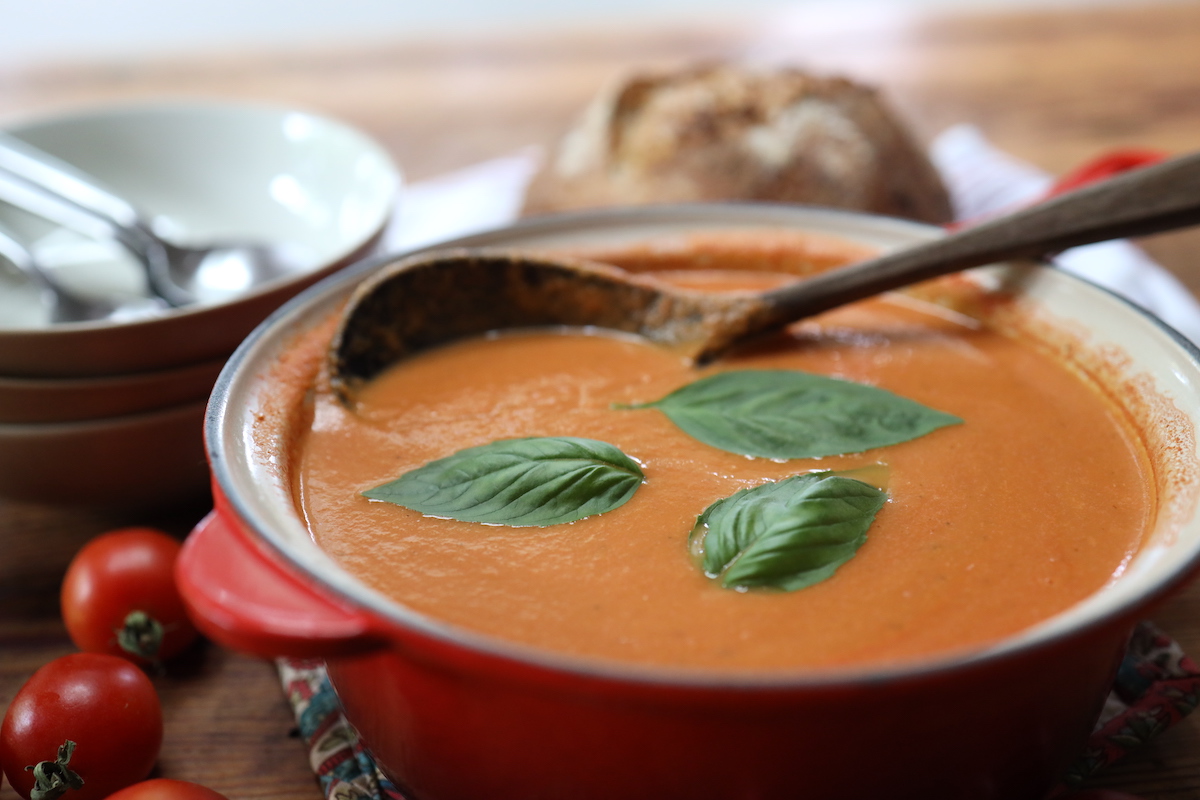 no peel tomato soup recipe