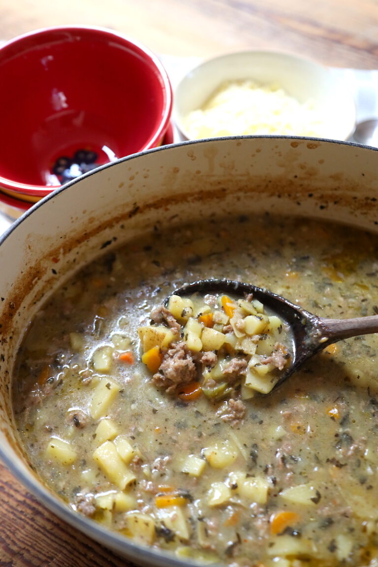 creamy sausage potato soup recipe