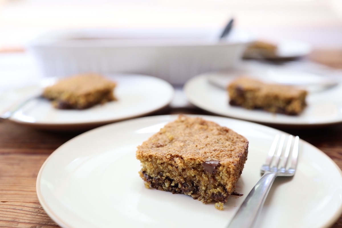 delicious sourdough blondie bars