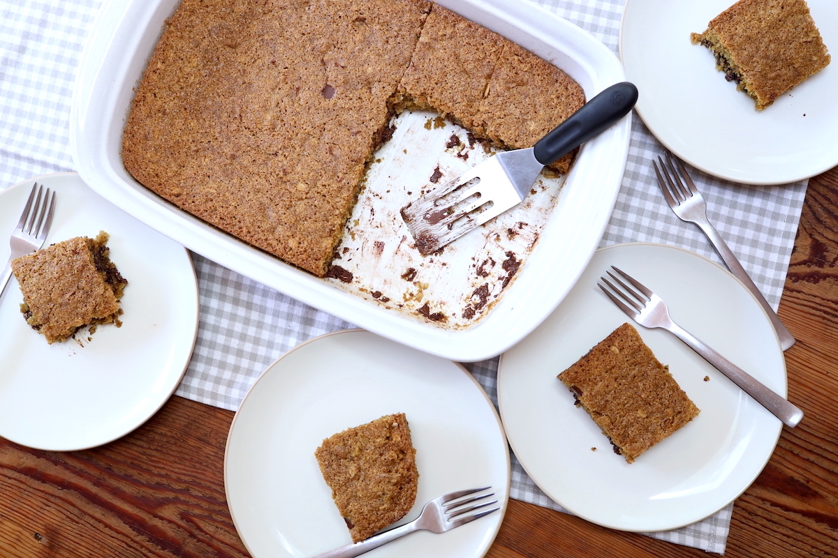 sourdough cookie bars for dessert