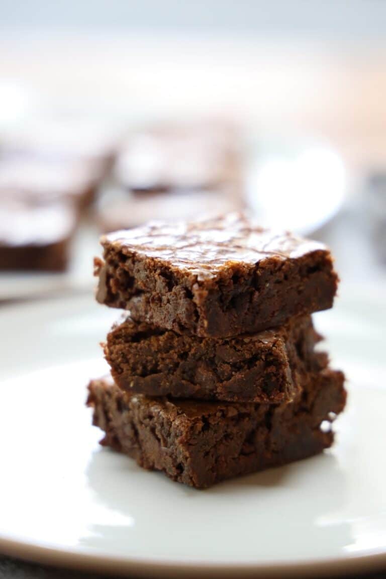 homemade carob brownies