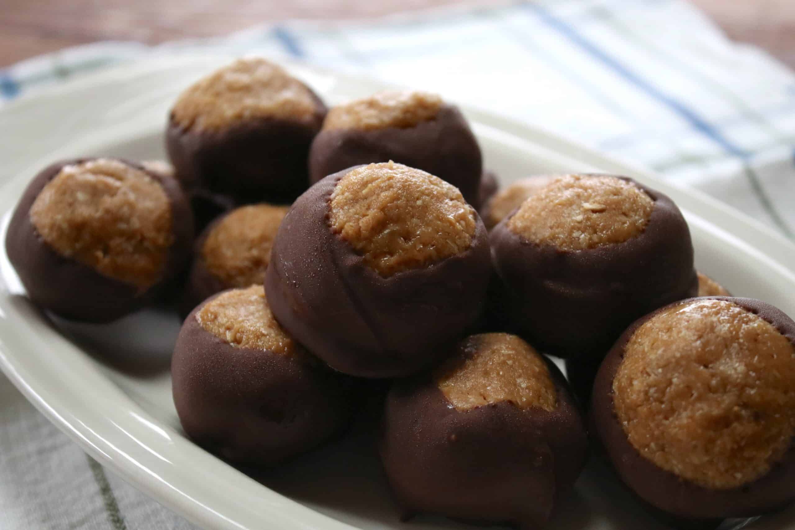 easy healthy buckeyes recipe