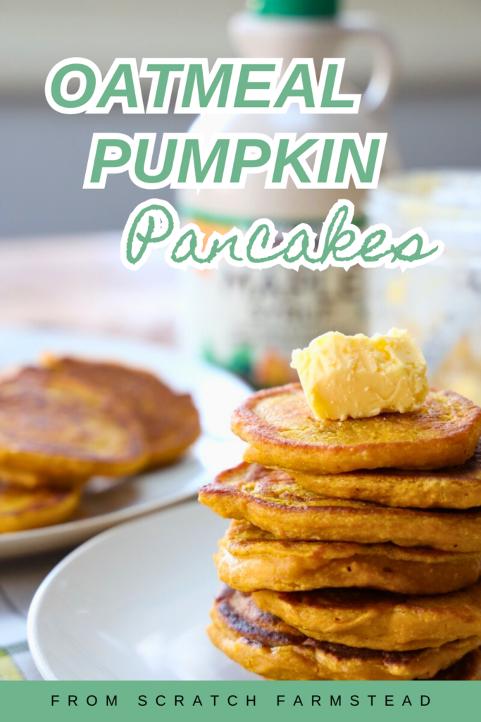 Oatmeal Pumpkin Pancakes Pin