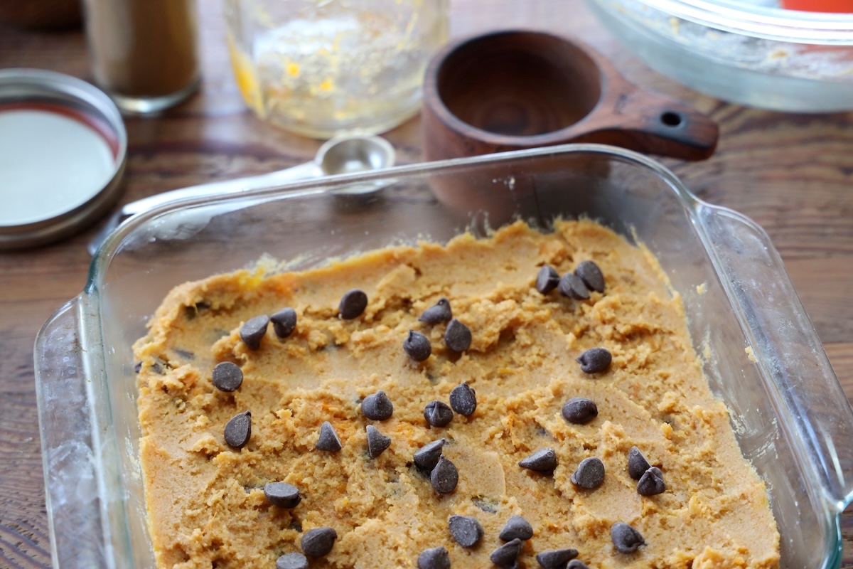 homemade pumpkin blondies recipe