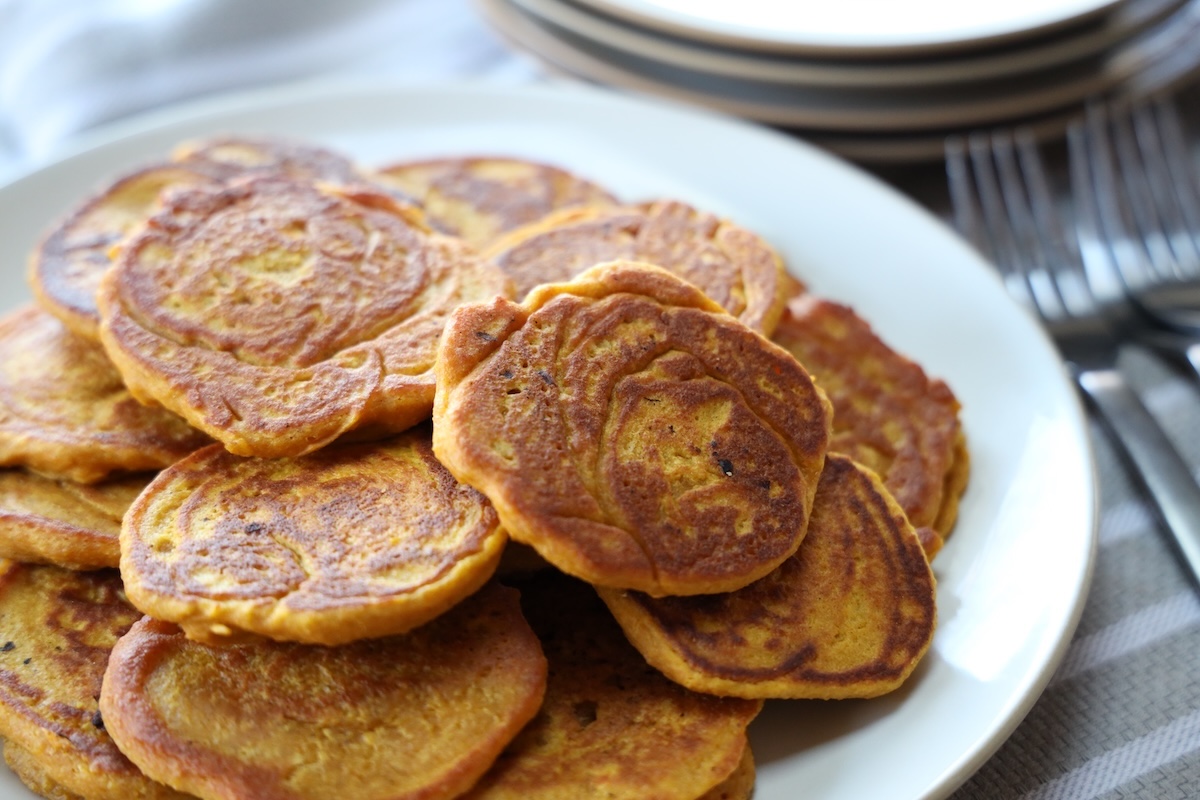 oatmeal pumpkin blender pancakes