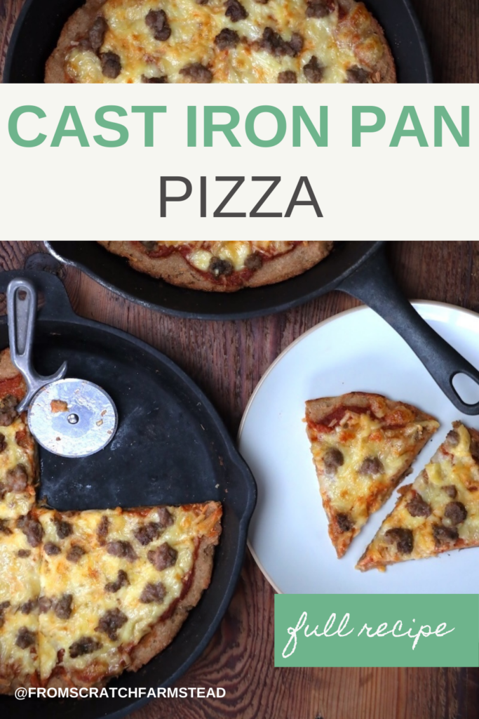 Cast Iron Pan Pizza Pin