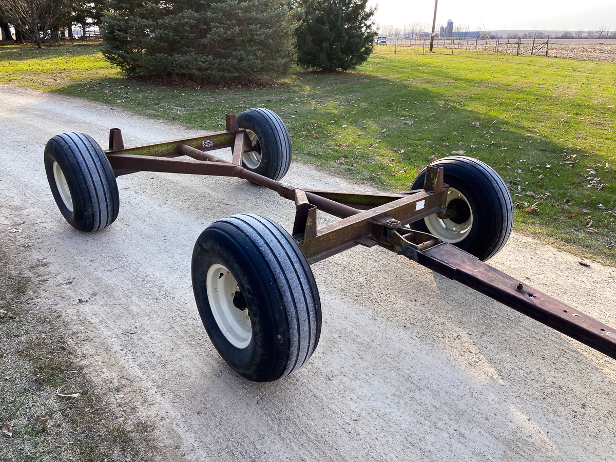 10 ton running gear for mobile chicken coop