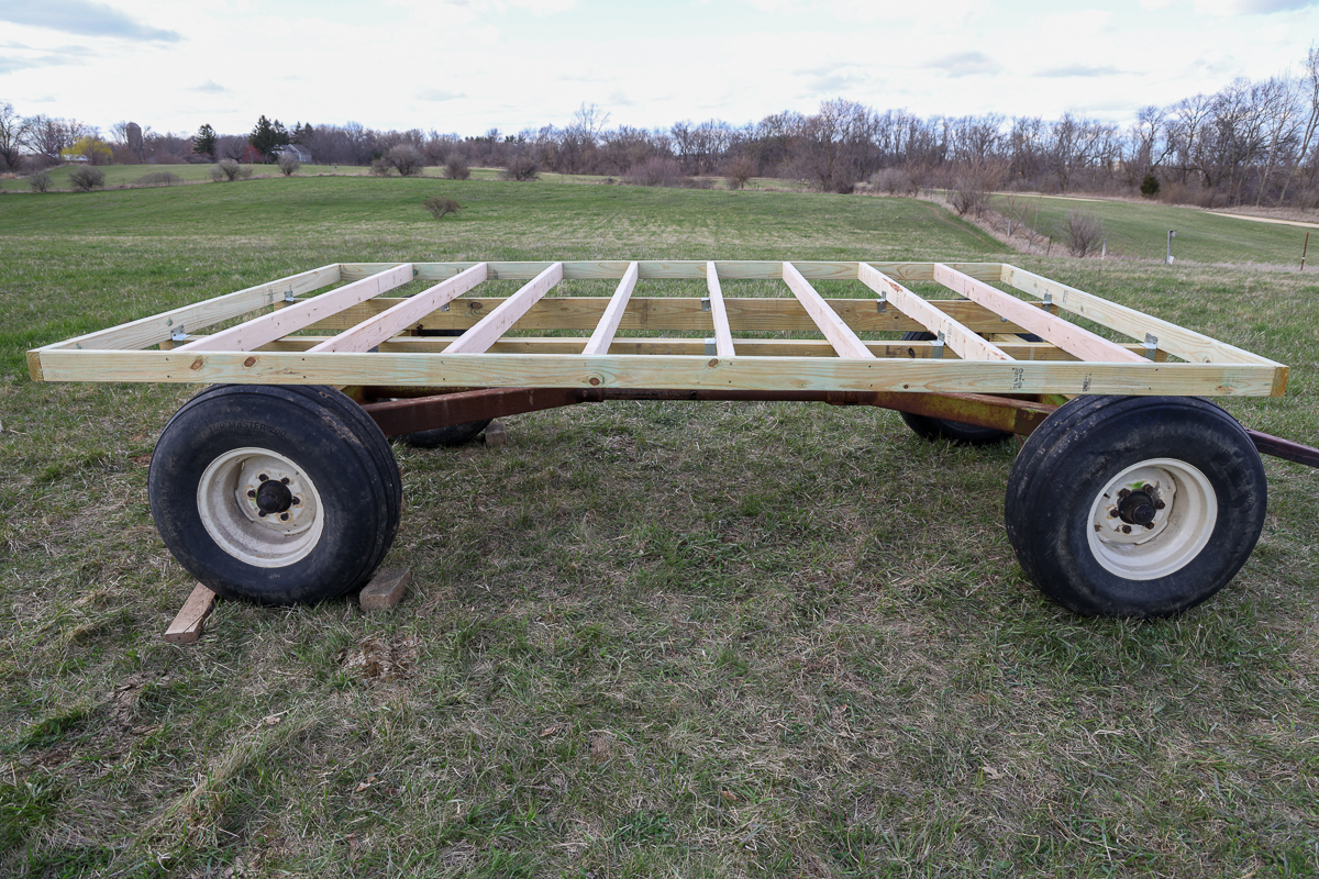 chicken coop platform on running gear