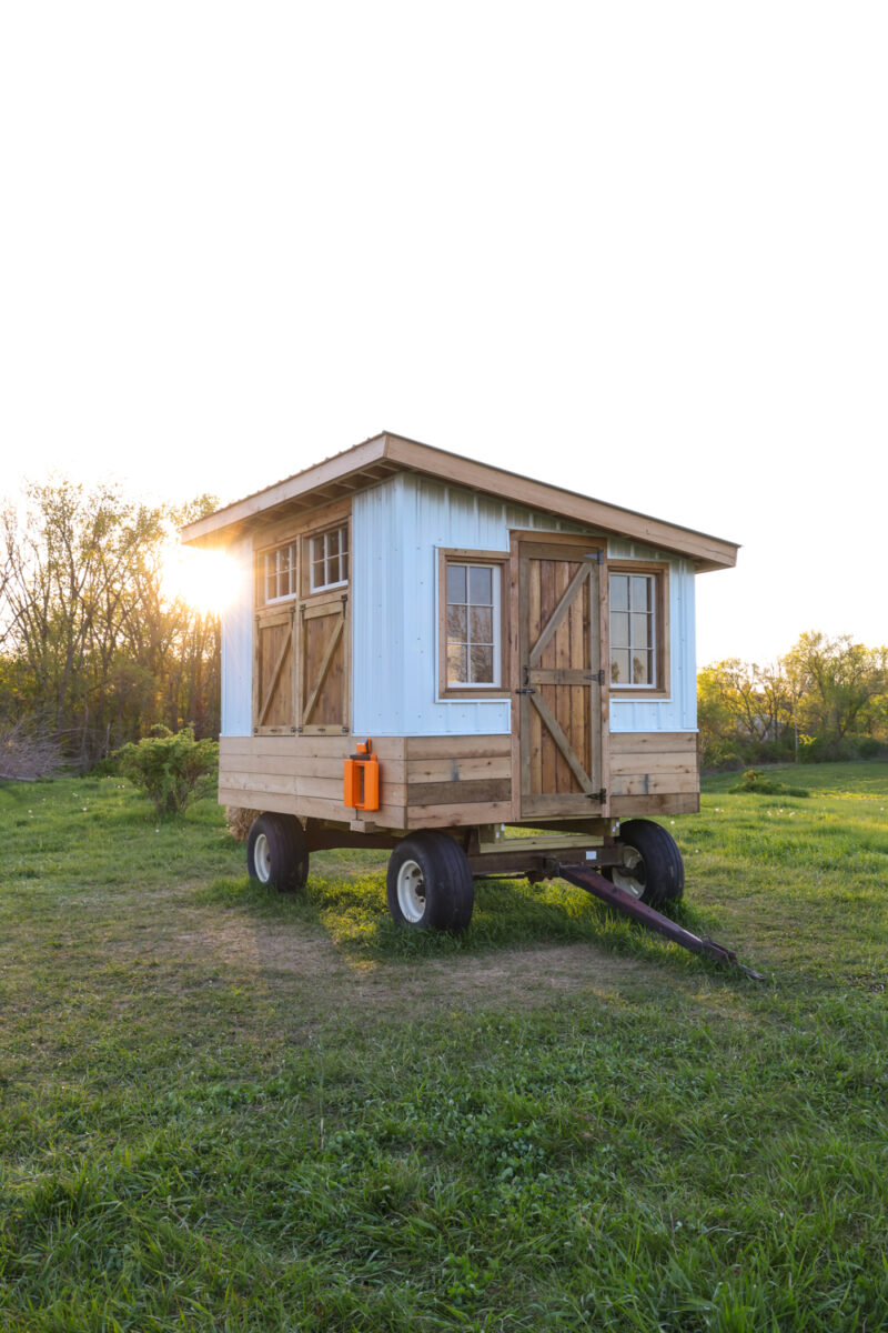 moveable chicken coop on running gear